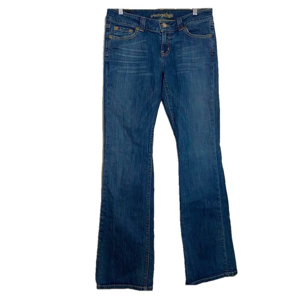American Eagle outfitter women's wide leg  boyfriend jeans size 8long